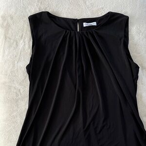 Calvin Klein Classic Black Sleeveless Blouse